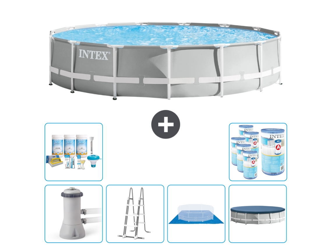 Piscina Tubular INTEX 26724GN-CB41 (14614 L - 457x107cm)