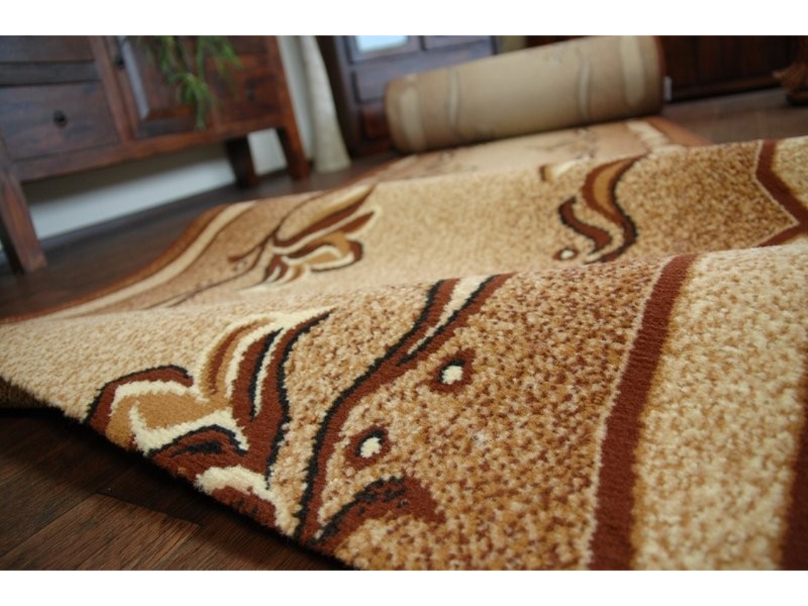 Alfombra de Pasillo Bcf Krzyś Marrón 150 cm