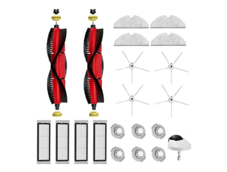 Piezas de accesorios de repuesto para Robot aspirador Xiaomi Roborock S50 S55 S6, cepillo con filtro HEPA, Kit de paño de mopa