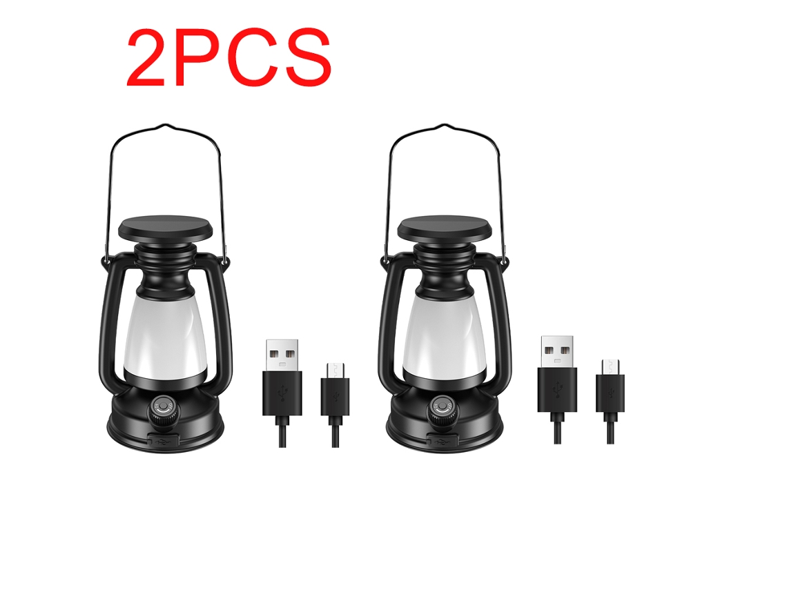 Linterna solar portátil para acampar, luz fría y cálida con regulador de intensidad continuo, recargable por USB para explorar al aire libre. Aeuzwr