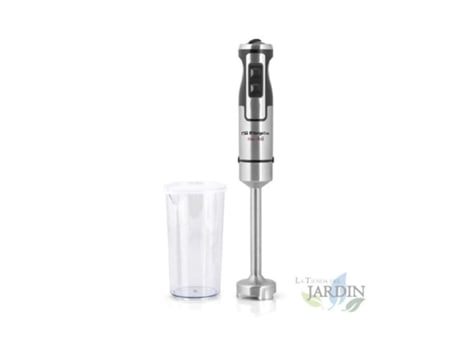 Batidora de Mano ORBEGOZO Inox 1000W 2 Velocidades y Función Turbo