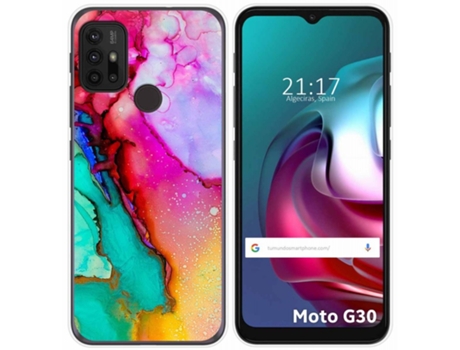 Carcasa Motorola Moto G10 / G30 TUMUNDOSMARTPHONE Dibujos Multicolor