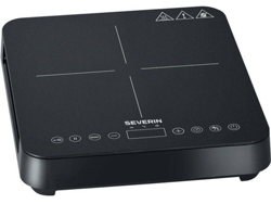 Placa de Indução Portátil SEVERIN KP1025 2000 W (1 queimador - Negro)