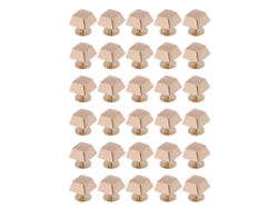 30 Conjuntos Rebite com Parafuso Trapezoidal 12mm Liga de Zinco para Bolsas Cintos Ouro