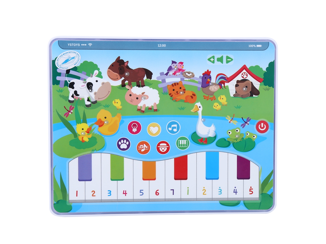 Ats-tableta Infantil Para Lectura De Cuentos Toque Pantalla Juguete Educativo Niños Aprendizaje Estudio 2602b