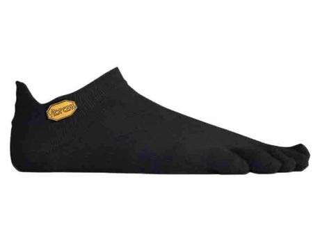 Calcetines para Hombre VIBRAM FIVEFINGERS Athletic No Show Negro para Montaña (EU 34 - 37)