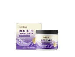 Mascarilla reparadora sin enjuague para cabello rizado