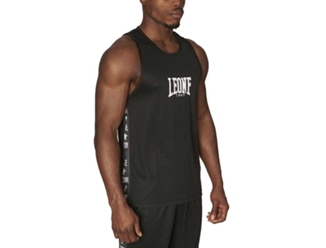 Camiseta sin Mangas de Hombre para Fitness LEONE1947 Ambassador Boxing Negro (2XL)