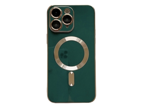 Lente para Telefono Mobile Phone Cases Magsafe Plating With para iPhone 11 Pro Max Piel Sintética