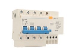 Disyuntor 4p Con Protección De Corriente Capacidad De Interrupción 4500a Montaje Rail Din 400v Carcasa Pa66