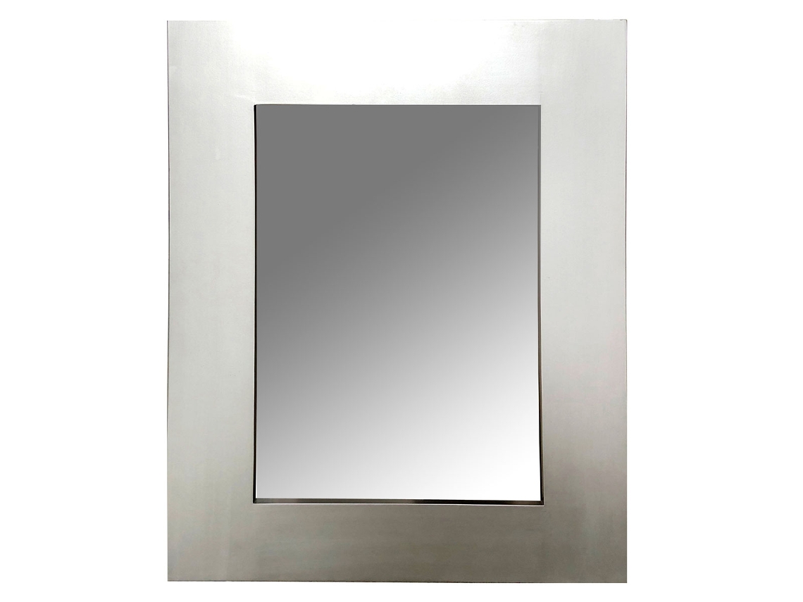 Signes Grimalt - Espejo Pared | Espejo Rectangular Plateado - Medidas: 90x3x70 cm BY SIGRIS