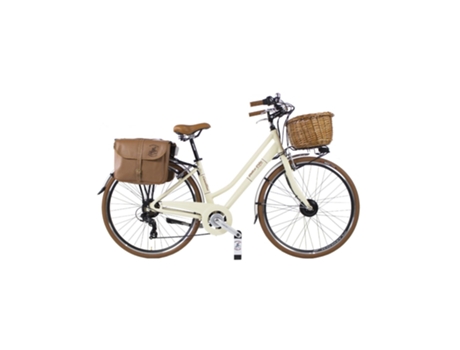 Bicicleta Eléctrica de Ciudad Vintage CANELLINI Dolce Vita Aluminio Mujer Crema 50 DOLCE VITA BY CANELLINI