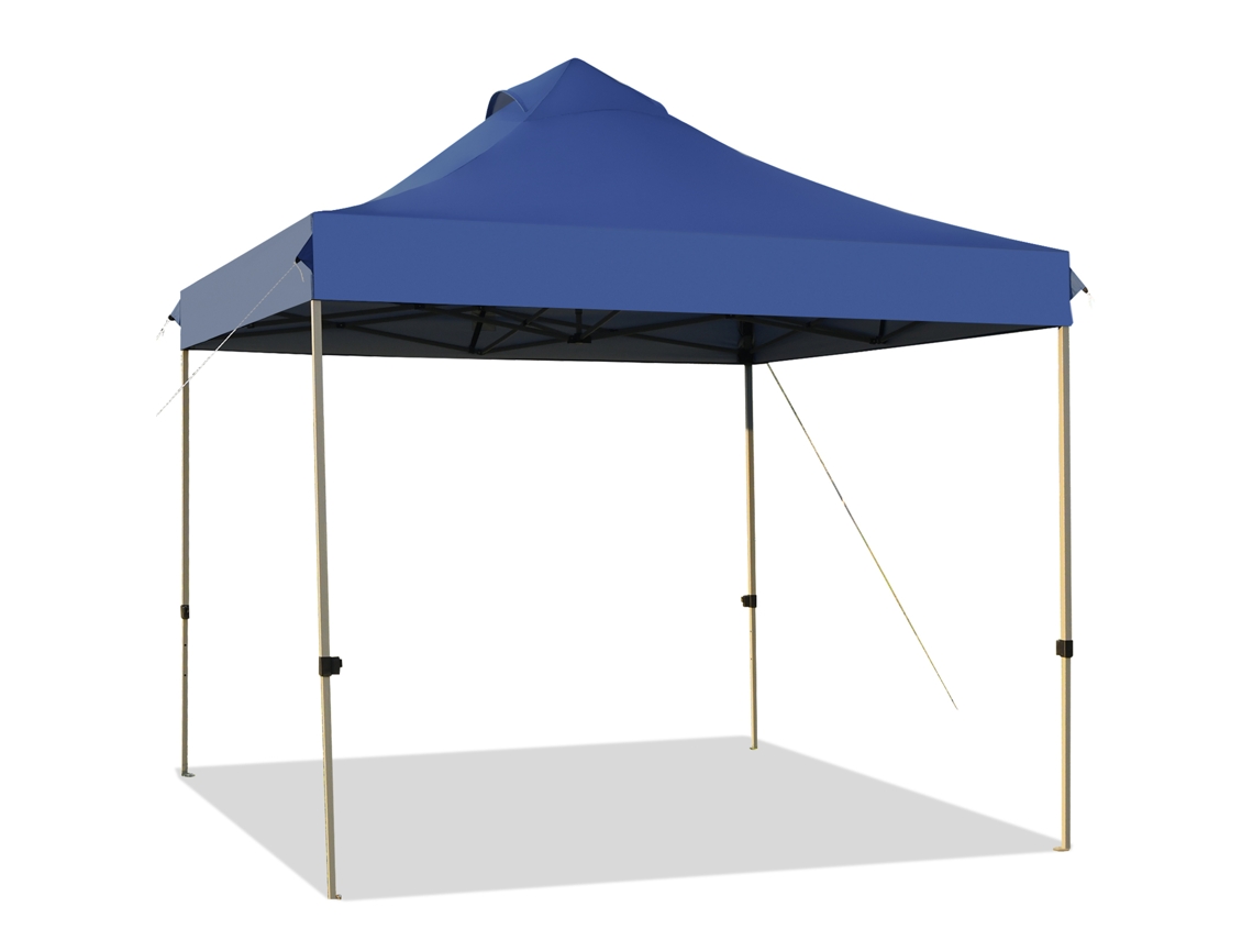 Tienda Plegable Costway Portátil E Impermeable (3 X 3 M - Tela Oxford - Azul)