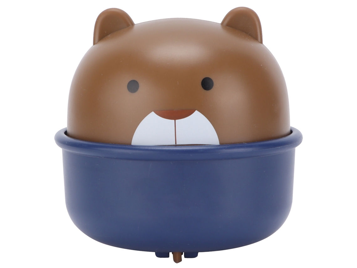 Brinquedo De Carrinho Inercial Para Bebê Urso Marrom Com Força De Retorno Pressão Mecânica Brincadeira Infantil
