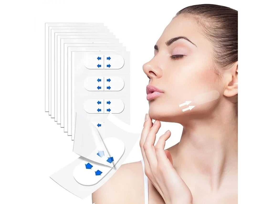 Parches Lifting Faciales, 120 Unidades, Cinta Invisible Para Un Efecto Instantáneo*.
