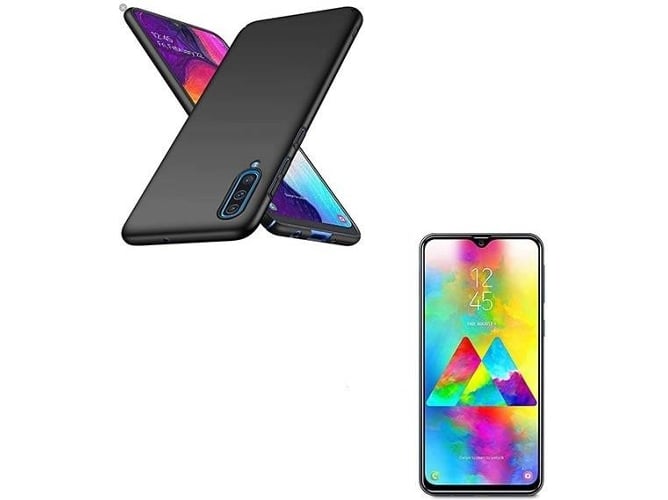 Kit Carcasa y Protector de Cristal 5D Full CoverSamsung Galaxy A30s SlimShield Negro