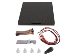 Panel De Matriz Led Rgb A Todo Color De 64x64, 4096 Píxeles, Paso De 2 Mm, Brillo Ajustable Para Proyectos De Bricolaje.