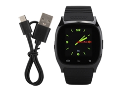 Reloj Inteligente Con Pantalla Táctil Capacitiva De 1.4 Pulgadas, Cámara De 1.3 Mp, Bluetooth Y Pulsera De Silicona