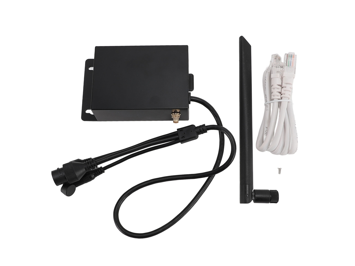 Router Cpe/lte Sim 4g Impermeable Al Aire Libre Con Suministro De Energía Inversa Y Wifi De 300 Mbps