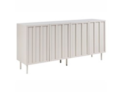 Beliani Clunes Mueble MDF, Crema, 160x38x75