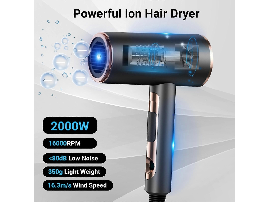 Secador De Cabelo Portátil Bestauty, Silencioso E Elétrico, Ideal Para Uso Doméstico E Em Barbearias.