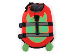 Traje de baño para perros ajustable, chaleco salvavidas impermeable de alta flotabilidad para perros medianos y grandes.