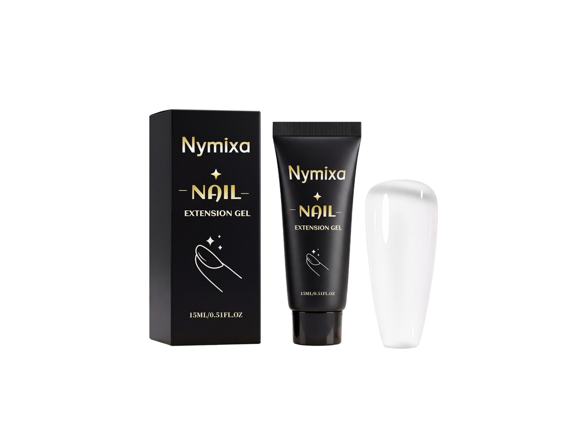 Gel de uñas 3D Nymixa, fácil de aplicar.