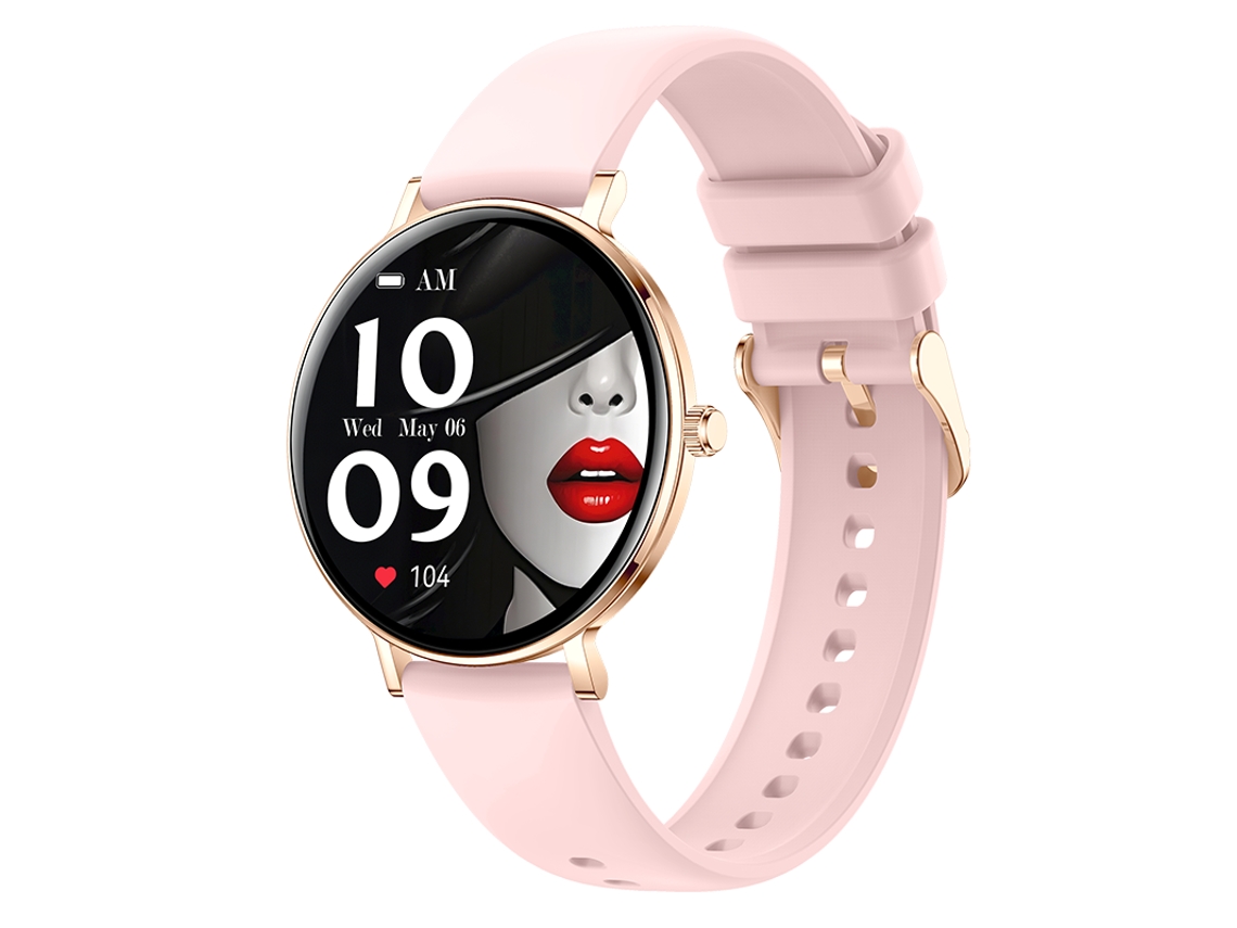 Reloj Inteligente I232 Con Pantalla Amoled De 132 Pulgadas Bluetooth Llamadas Monitor De Actividad Física Y Frecuencia Cardíaca Rosa.