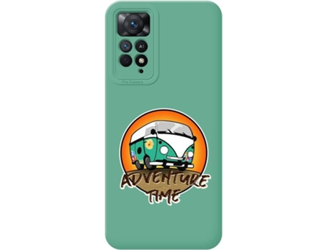 Carcasa Xiaomi Redmi Note 11 Pro TUMUNDOSMARTPHONE Silicona Líquida Dibujos Adventure Time Verde