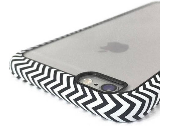 Funda iPhone 6, 6s, 7, 8 I-PAINT Ghost Waves Negro