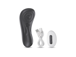 Vibrador de control remoto inalámbrico portátil de 7 frecuencias para mujeres (negro) YIZHOOD