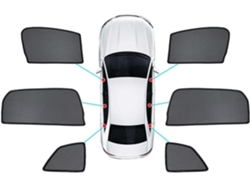 Parasol De Verano Para Ventanas Laterales Delanteras Y Traseras Del Mazda Cx-8 (modelos 2019, 2020 2024) Con