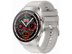 Reloj inteligente con control de salud con un solo toque, ECG, presión arterial, medición de grasa corporal y función SOS. Silver Chennnls