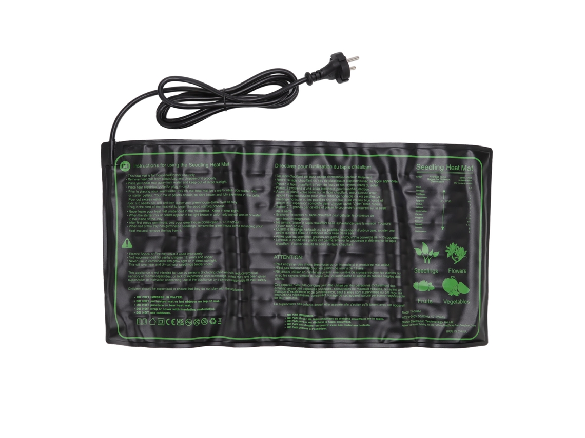 Manta Térmica Impermeable Para Semilleros, Enchufe Europeo De 220-240 V, Para Germinación De Semillas, Jardín Y Horticultura.