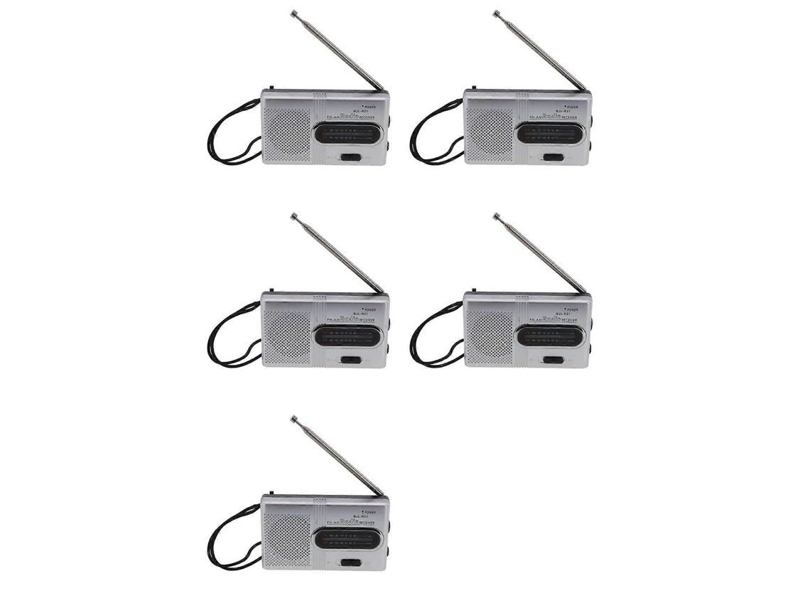 mini radios portátiles AM/FM de bolsillo, funcionan con pilas, radio AM/FM, radio portátil con amplio rango de frecuencia para personas mayores