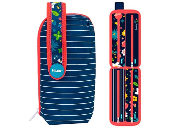 Estuche MILAN Flowery Handly (22.5x11.5x11cm)