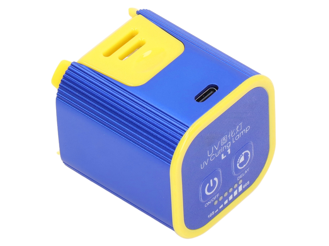 Lámpara de curado UV LED negra con USB tipo C de 5 V para reparación e inspección