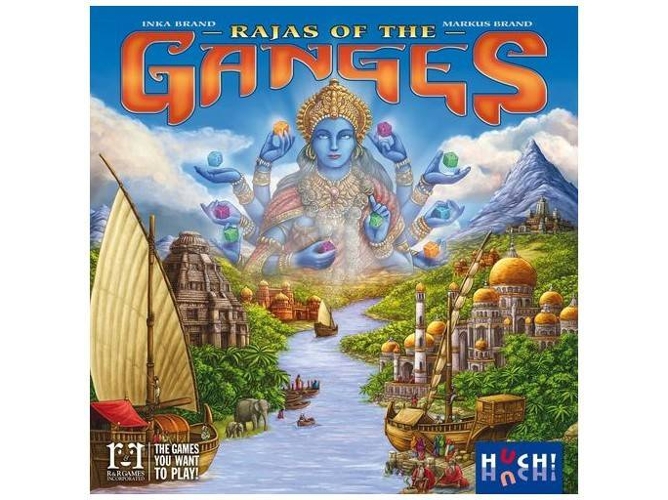Juego de Mesa HUCH Rajas of the Ganges (Inglés - Edad Mínima: 12)