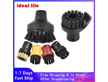 Kit de cepillo de limpieza a vapor Universal multiusos para Karcher Sc1 Sc2 Sc3 Sc4 Sc5 Sc7 Easyfix Premium, almohadillas de tela limpiadoras, paño...