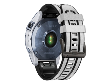 Correa de Silicona liberación rápida 26mm para Garmin Tactix 7 Pro/Fenix 7X/Fenix 6X Pro - blanco