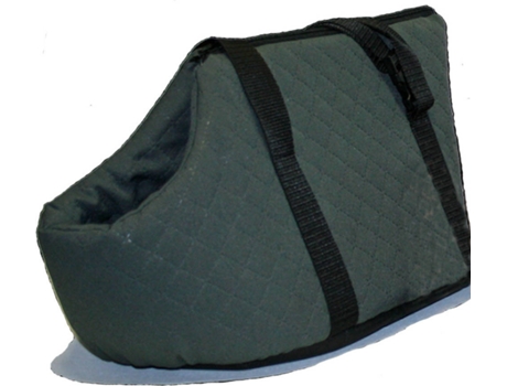 Transportín para Perros GLOBAL Acolchado (Negro - 45x25cm - Hasta: 5 Kg - S - Porte Pequeño)