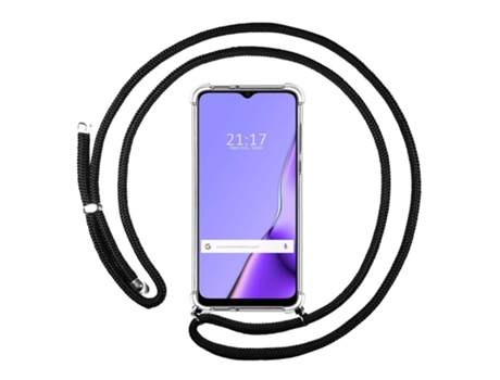 Carcasa Oppo A9 2020 TUMUNDOSMARTPHONE Colgante Negro