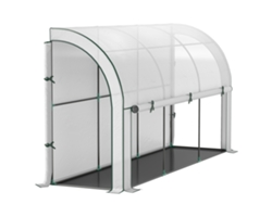 Invernadero Con Puerta,invernadero Acero Resistente Al Invierno Con Lámina,invernadero Para Balcón,jardín,casa Para Tomates Con Protección Uv ...