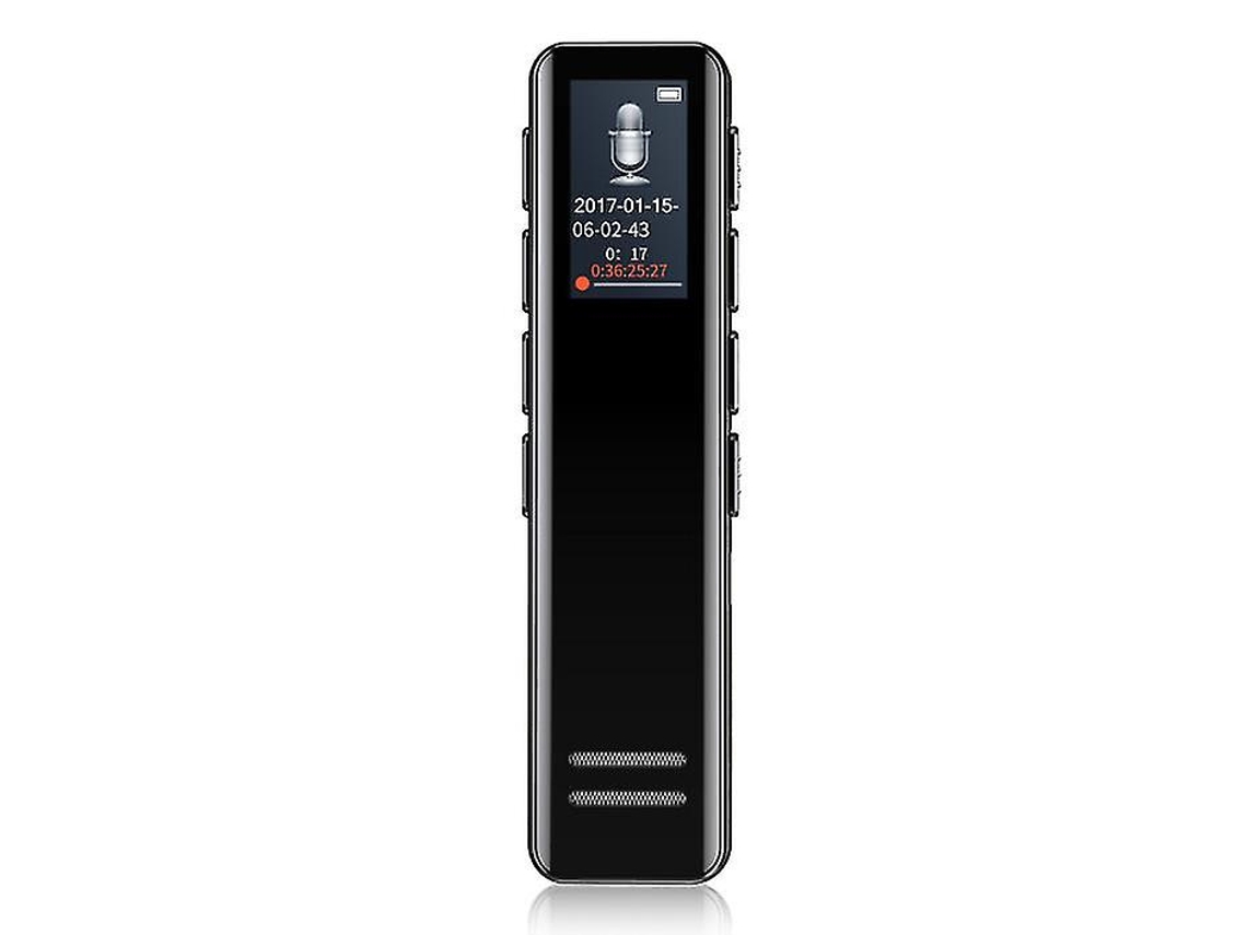 Mini grabadora digital para grabación automática, estéreo de 360°, ideal para reuniones, entrevistas y conferencias, 8 GB, Yizhood (negra)