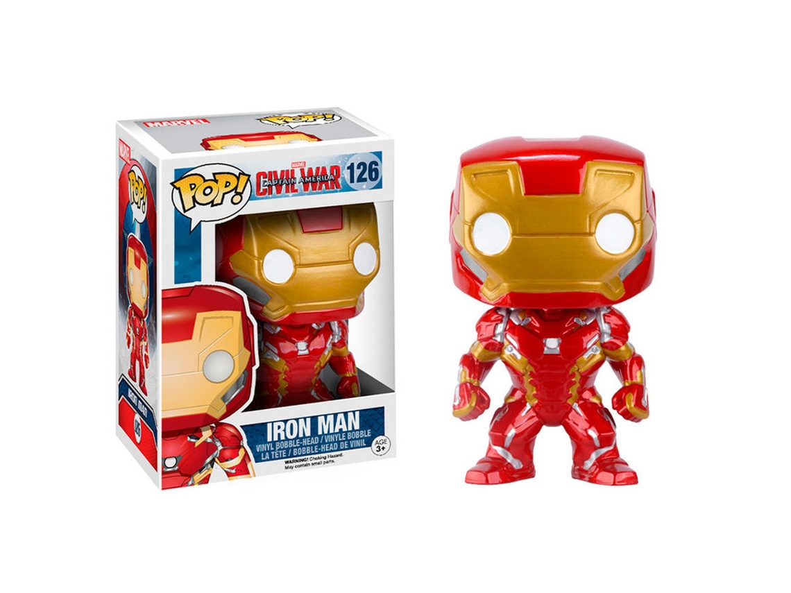Figura Pop Marvel Iron Man Civil War B.activo