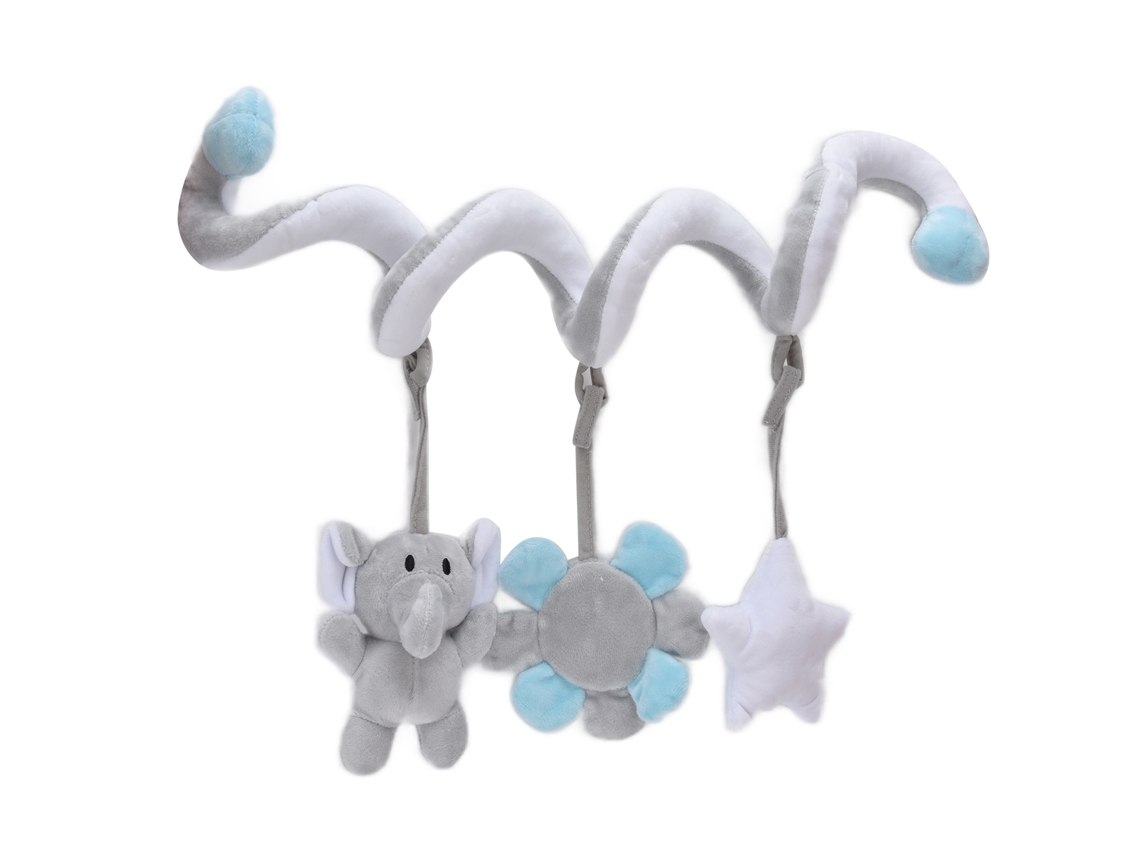 Peluche En Espiral Para Cuna Y Cochecito Con Cascabel Para Bebés De 1 Mes En Adelante.
