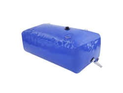 Contenedor de almacenamiento de bolsas de agua, diseño plegable, gran capacidad, azul.