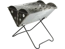 Barbacoa UCO plana Plegable + bolsa de transporte Negro