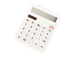 VVJIJILLY Calculadora Padrão 12 Dígitos Dupla Alimentação (solar E Bateria)