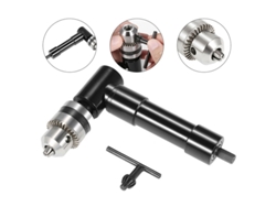 Adaptador de taladro inalámbrico de ángulo recto de 90 grados con mandril de llave de 3/8" y vástago hexagonal de 8 mm YWP